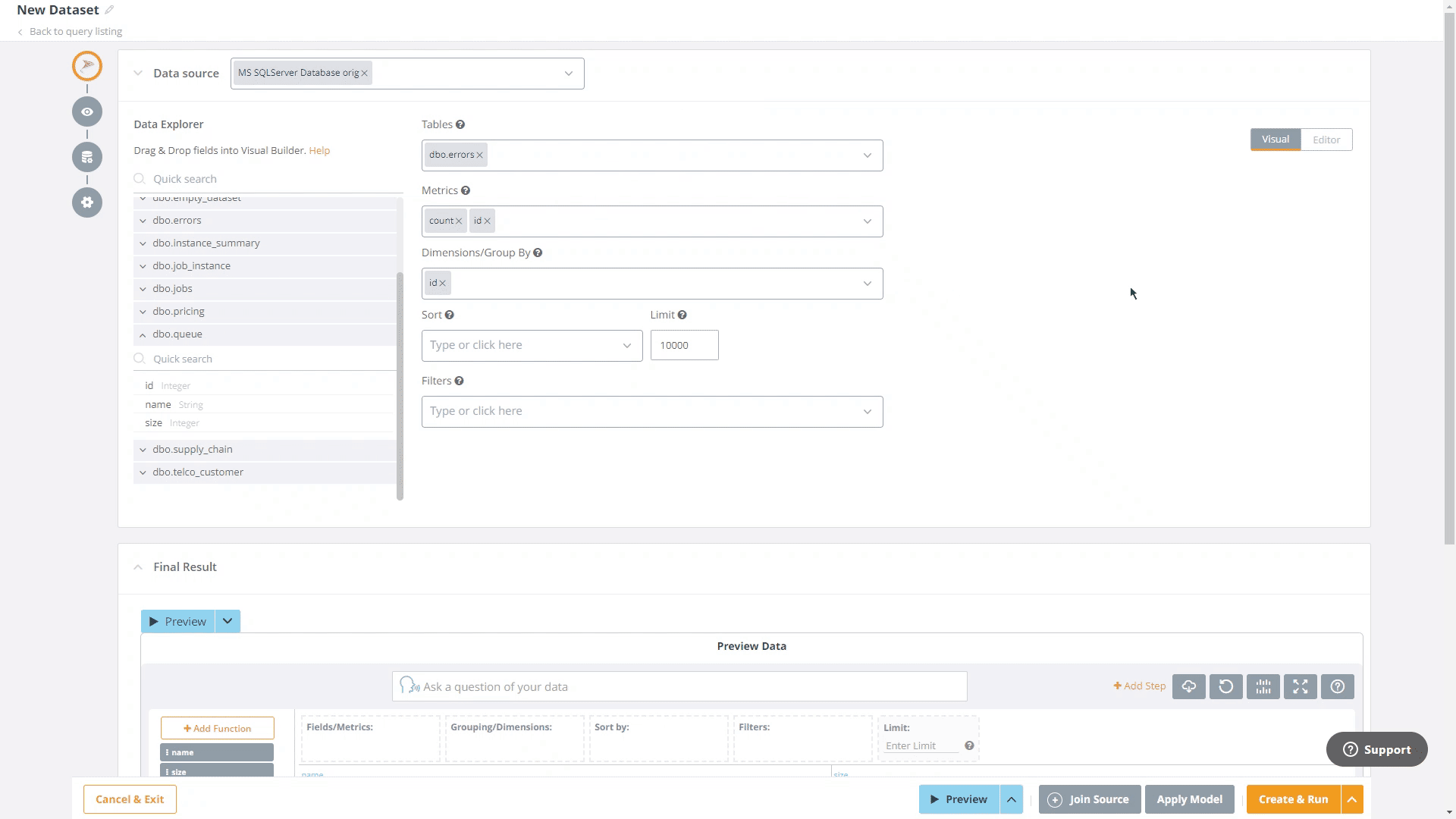 Query SQLServerDB